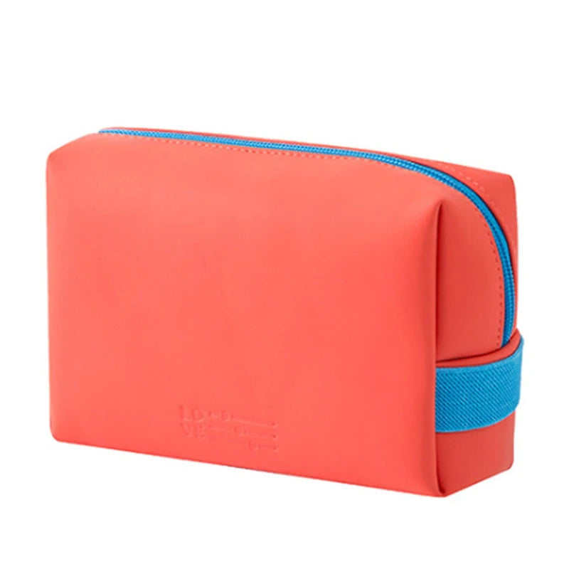 PU Leather Travel Cosmetic Bag Portable Women /Man Makeup Case Waterproof Multifunctional Toiletry Organizer Storage Bag