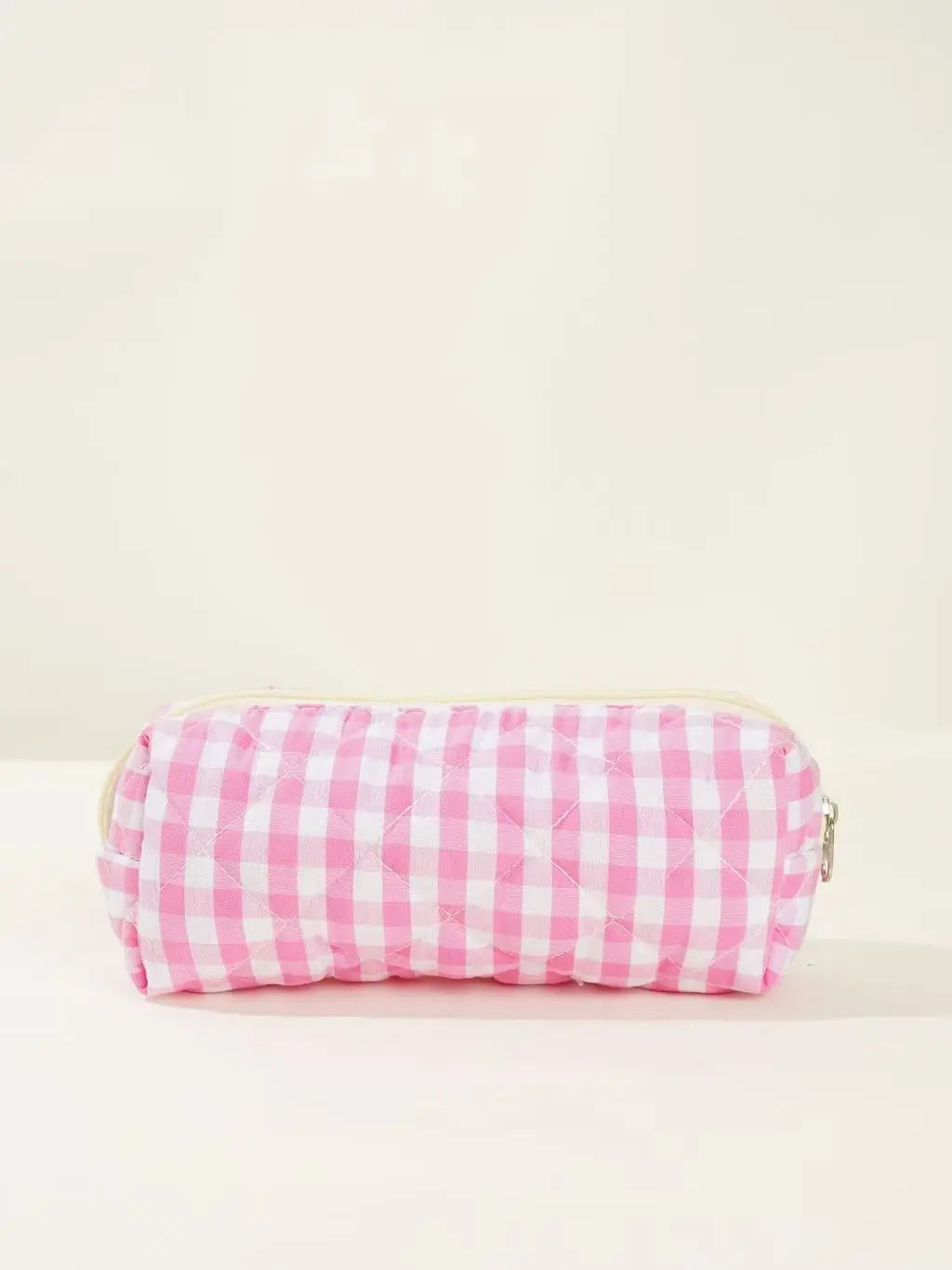 Storage Organizer Floral Puffy Quilted Makeup Bag Flower Printed Cosmetic Pouch Large Travel Cosmetic Bag Make up Aesthetic