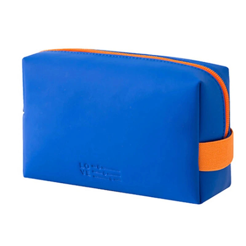 PU Leather Travel Cosmetic Bag Portable Women /Man Makeup Case Waterproof Multifunctional Toiletry Organizer Storage Bag